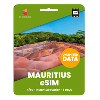 Thumbnail for [eSIM] Mauritius Unlimited Data - SimCorner
