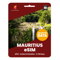 Thumbnail for [eSIM] Mauritius Unlimited Data - SimCorner