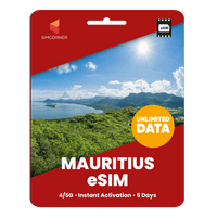 Thumbnail for [eSIM] Mauritius Unlimited Data - SimCorner
