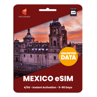 Thumbnail for [eSIM] Mexico Unlimited Data - SimCorner