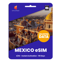 Thumbnail for [eSIM] Mexico Unlimited Data - SimCorner