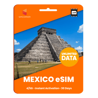 Thumbnail for [eSIM] Mexico Unlimited Data - SimCorner
