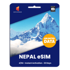 [eSIM] Nepal Unlimited Data