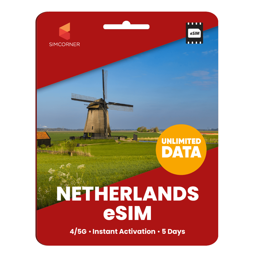 [eSIM] Netherlands Unlimited Data - SimCorner