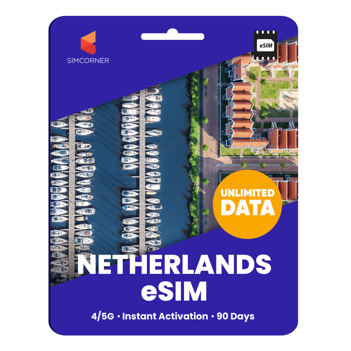 [eSIM] Netherlands Unlimited Data - SimCorner