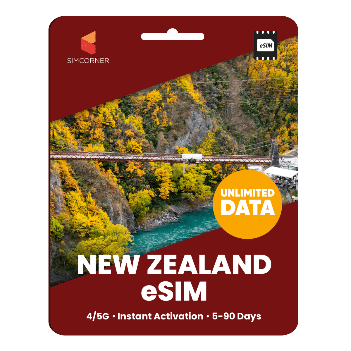 [eSIM] New Zealand Unlimited Data - SimCorner