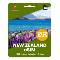 Thumbnail for [eSIM] New Zealand Unlimited Data - SimCorner