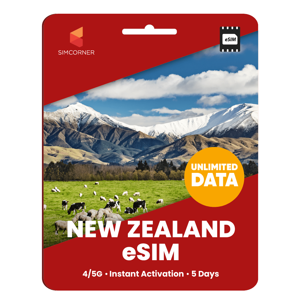 [eSIM] New Zealand Unlimited Data - SimCorner