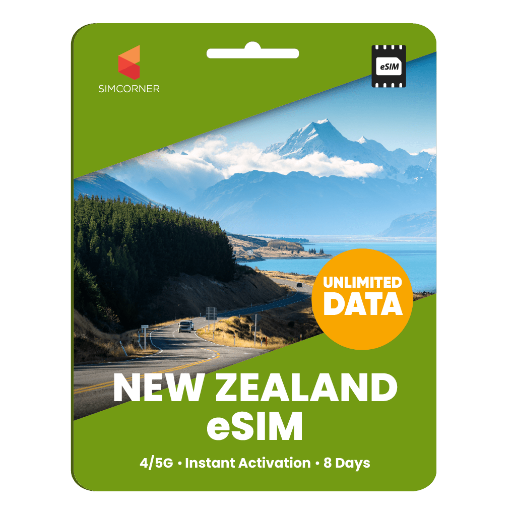 [eSIM] New Zealand Unlimited Data - SimCorner