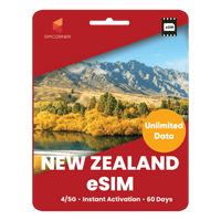 Thumbnail for [eSIM] New Zealand Unlimited Data - SimCorner