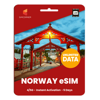 Thumbnail for [eSIM] Norway Unlimited Data - SimCorner