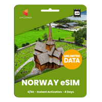 Thumbnail for [eSIM] Norway Unlimited Data - SimCorner