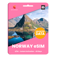 Thumbnail for [eSIM] Norway Unlimited Data - SimCorner