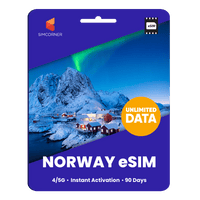 Thumbnail for [eSIM] Norway Unlimited Data - SimCorner
