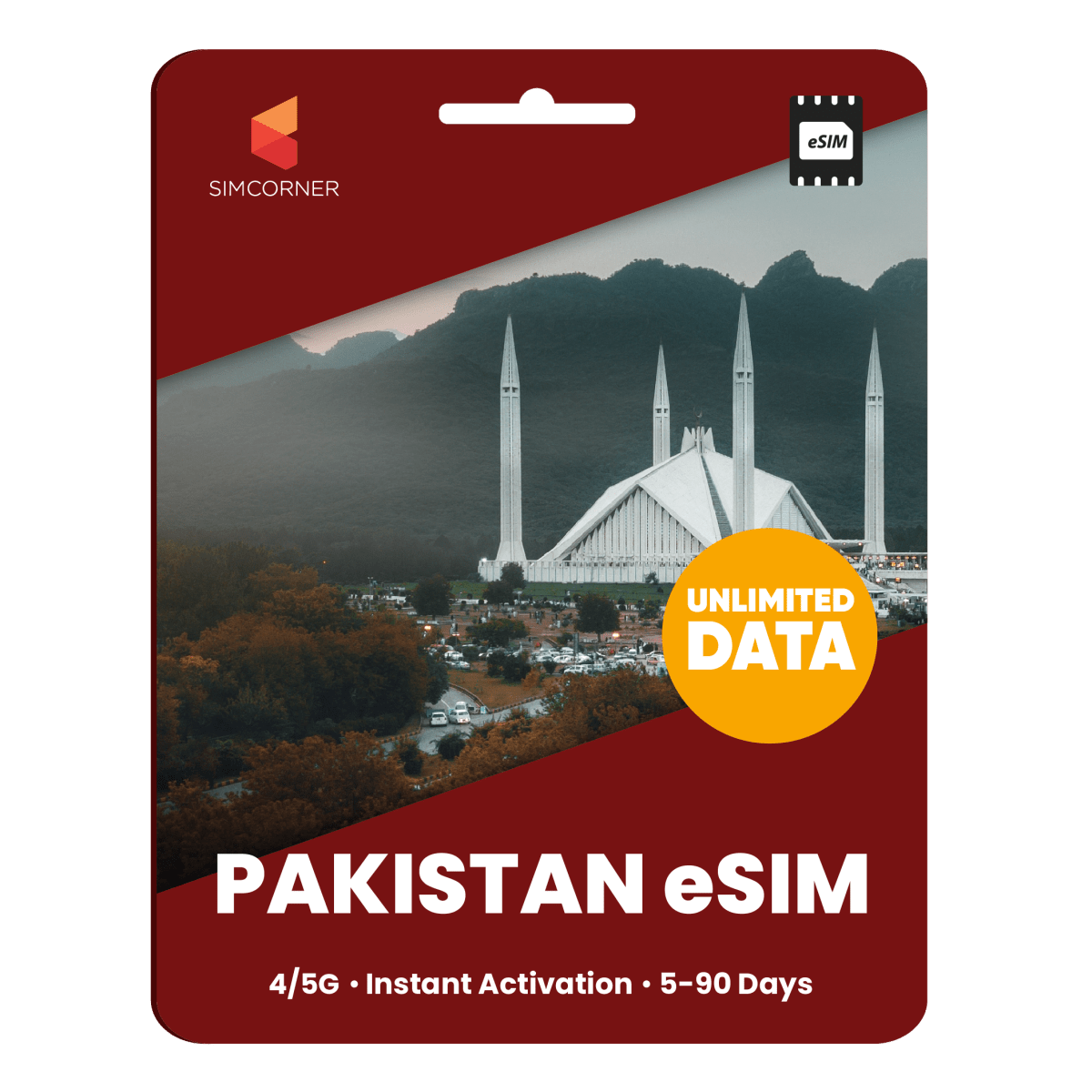[eSIM] Pakistan Unlimited Data | SimCorner