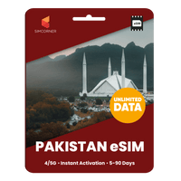 Thumbnail for [eSIM] Pakistan Unlimited Data | SimCorner