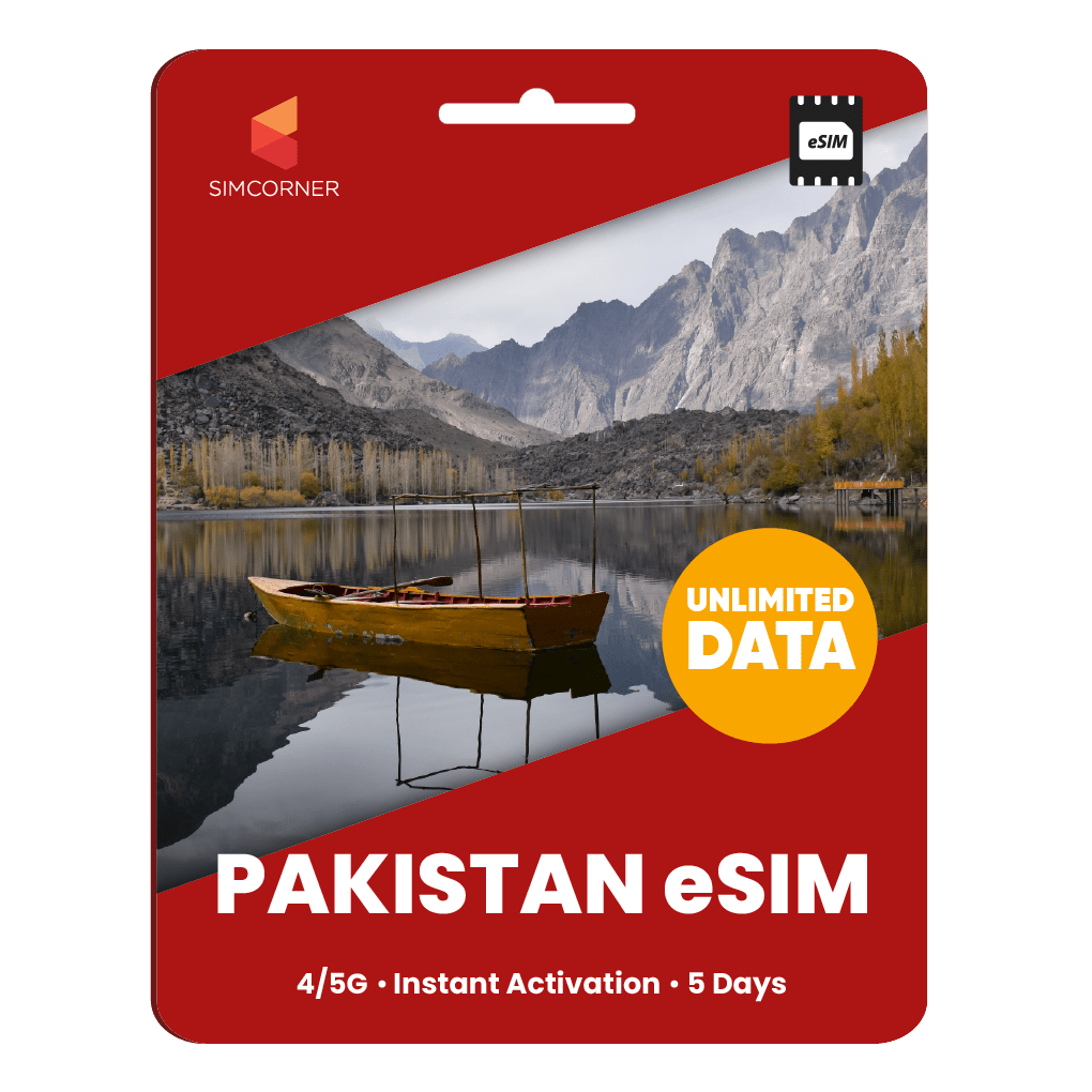 [eSIM] Pakistan Unlimited Data | SimCorner