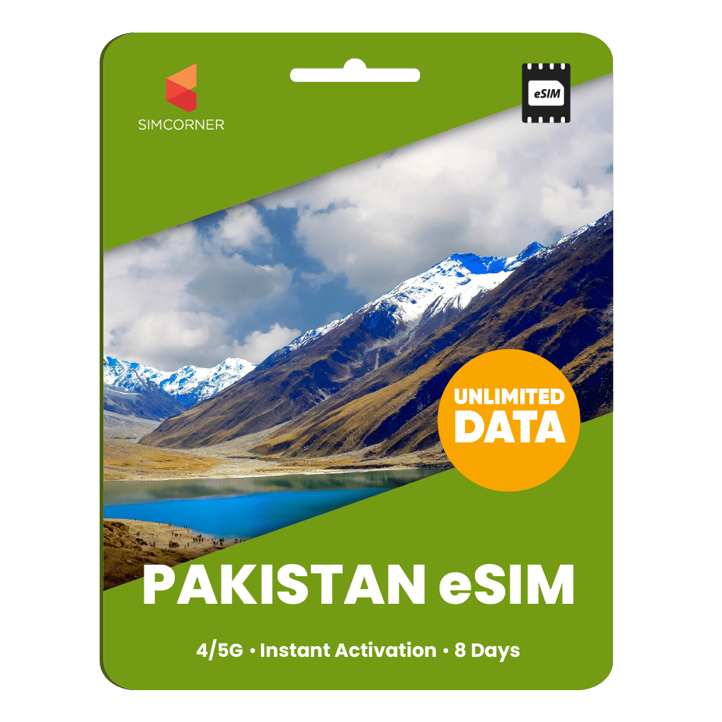 [eSIM] Pakistan Unlimited Data | SimCorner