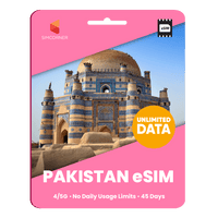 Thumbnail for [eSIM] Pakistan Unlimited Data | SimCorner