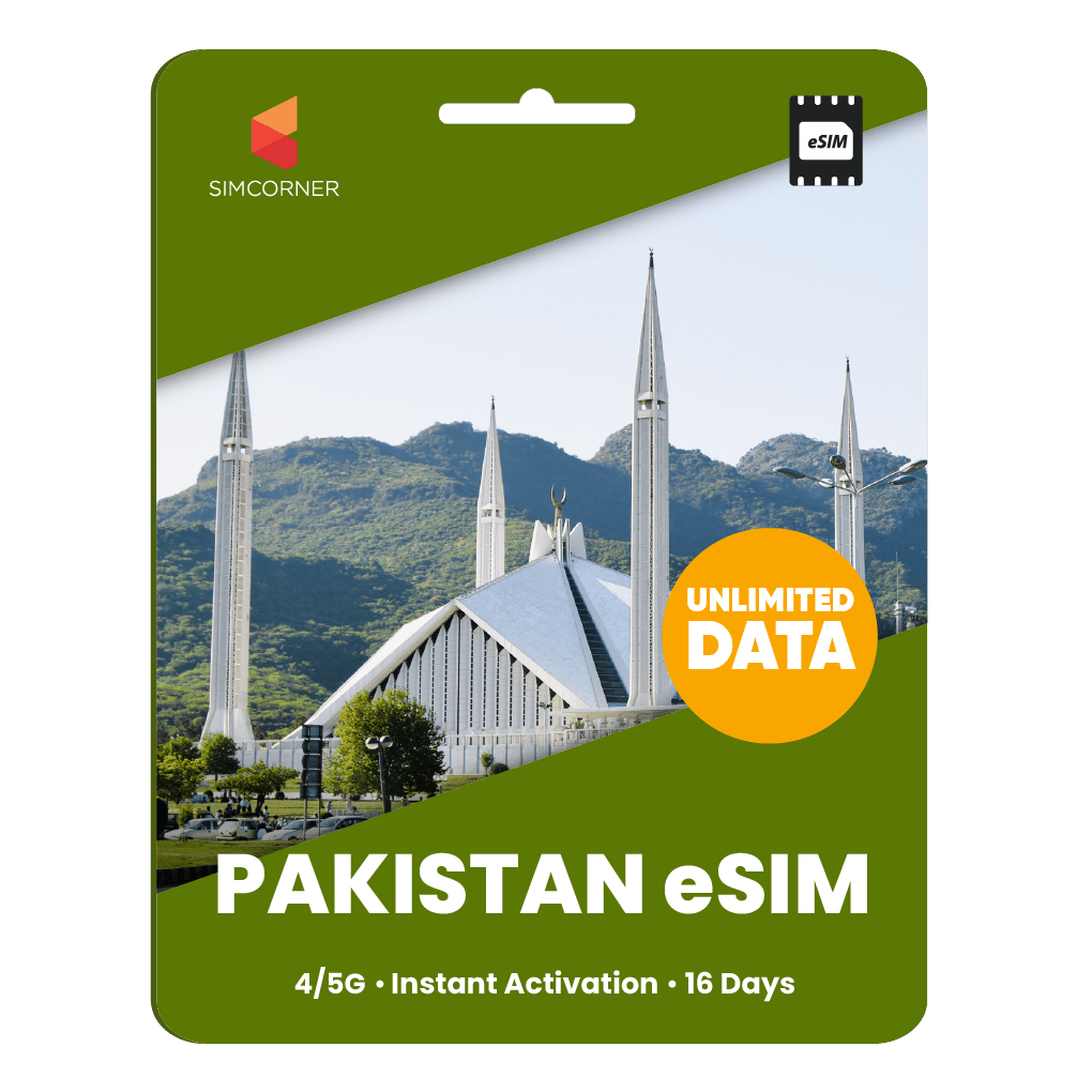 [eSIM] Pakistan Unlimited Data | SimCorner