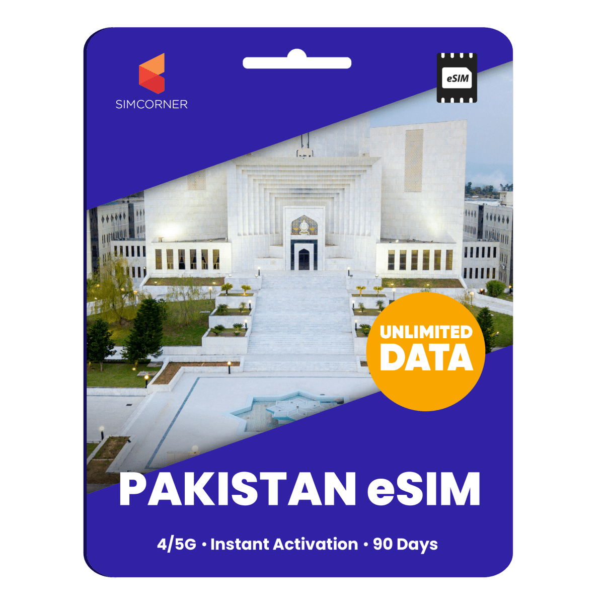 [eSIM] Pakistan Unlimited Data - SimCorner