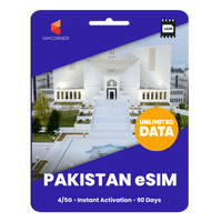 Thumbnail for [eSIM] Pakistan Unlimited Data - SimCorner