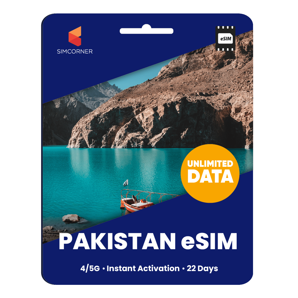 [eSIM] Pakistan Unlimited Data | SimCorner