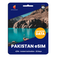 Thumbnail for [eSIM] Pakistan Unlimited Data | SimCorner