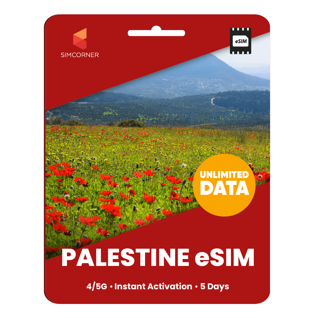 [eSIM] Palestine Unlimited Data - SimCorner
