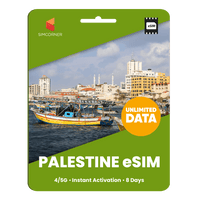 Thumbnail for [eSIM] Palestine Unlimited Data - SimCorner