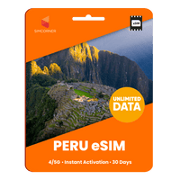 Thumbnail for [eSIM] Peru Unlimited Data - SimCorner