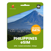 Thumbnail for [eSIM] Philippines Unlimited Data - SimCorner