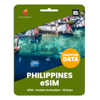 Thumbnail for [eSIM] Philippines Unlimited Data - SimCorner