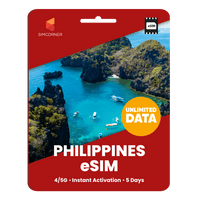 Thumbnail for [eSIM] Philippines Unlimited Data - SimCorner