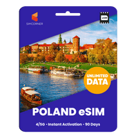 Thumbnail for [eSIM] Poland Unlimited Data - SimCorner