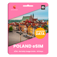 Thumbnail for [eSIM] Poland Unlimited Data - SimCorner