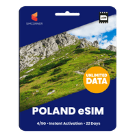 Thumbnail for [eSIM] Poland Unlimited Data - SimCorner