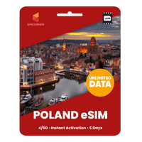 Thumbnail for [eSIM] Poland Unlimited Data - SimCorner