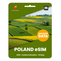 Thumbnail for [eSIM] Poland Unlimited Data - SimCorner