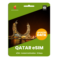 Thumbnail for [eSIM] Qatar Unlimited Data - SimCorner