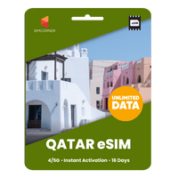 Thumbnail for [eSIM] Qatar Unlimited Data - SimCorner