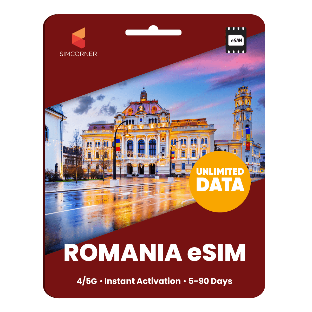 [eSIM] Romania Unlimited Data - SimCorner