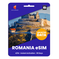 Thumbnail for [eSIM] Romania Unlimited Data - SimCorner