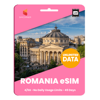 Thumbnail for [eSIM] Romania Unlimited Data - SimCorner