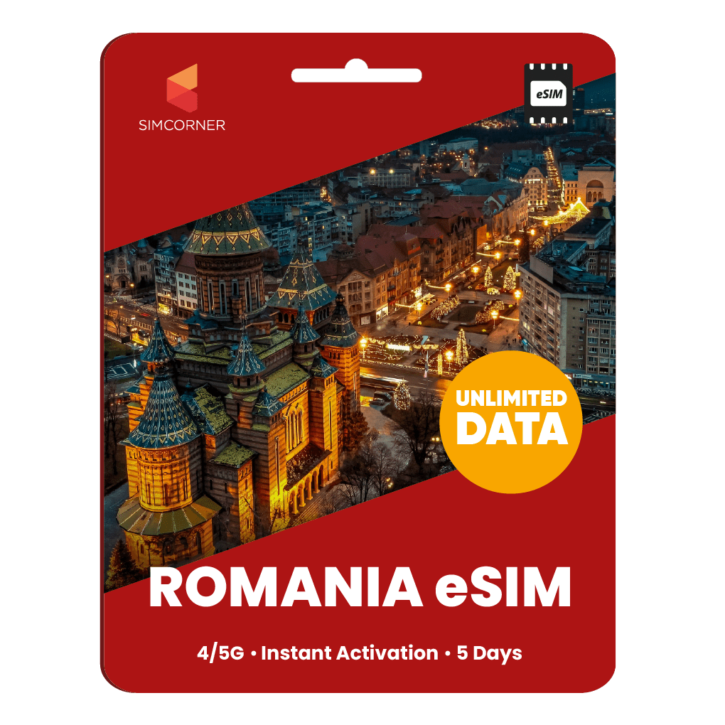 [eSIM] Romania Unlimited Data - SimCorner