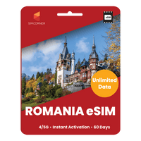 Thumbnail for [eSIM] Romania Unlimited Data - SimCorner
