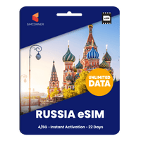 Thumbnail for [eSIM] Russia Unlimited Data - SimCorner