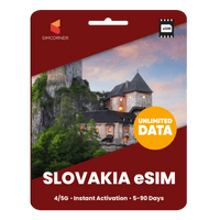 Thumbnail for [eSIM] Slovakia Unlimited Data - SimCorner