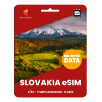 Thumbnail for [eSIM] Slovakia Unlimited Data - SimCorner