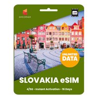 Thumbnail for [eSIM] Slovakia Unlimited Data - SimCorner